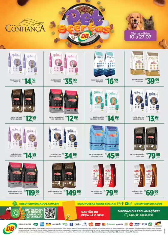 Catálogo DB Supermercados | Pet Ofertas  | 2026-07-13T00:00:00.000Z - 2026-07-27T00:00:00.000Z