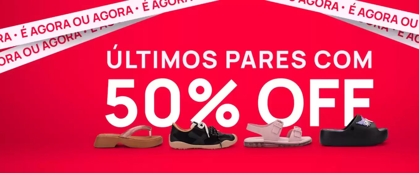 Catálogo Melissa | Até 50% off | 2026-07-14T00:00:00.000Z - 2026-08-14T00:00:00.000Z