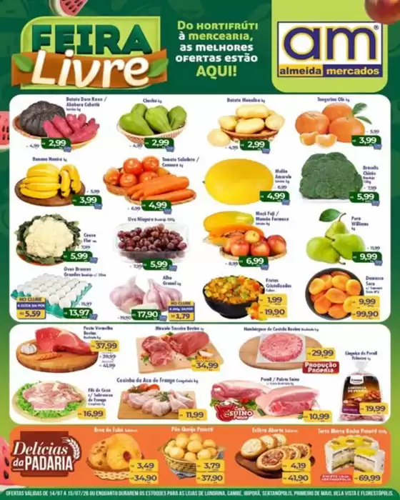 Catálogo Almeida Mercados | Feira Livre | 2026-07-14T00:00:00.000Z - 2026-07-15T00:00:00.000Z