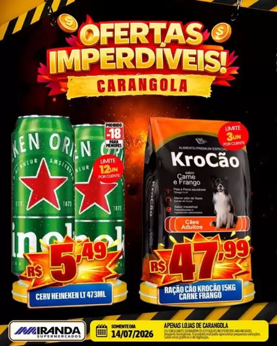 Catálogo Miranda Supermercados | Carangola | 2026-07-14T00:00:00.000Z - 2026-07-14T00:00:00.000Z