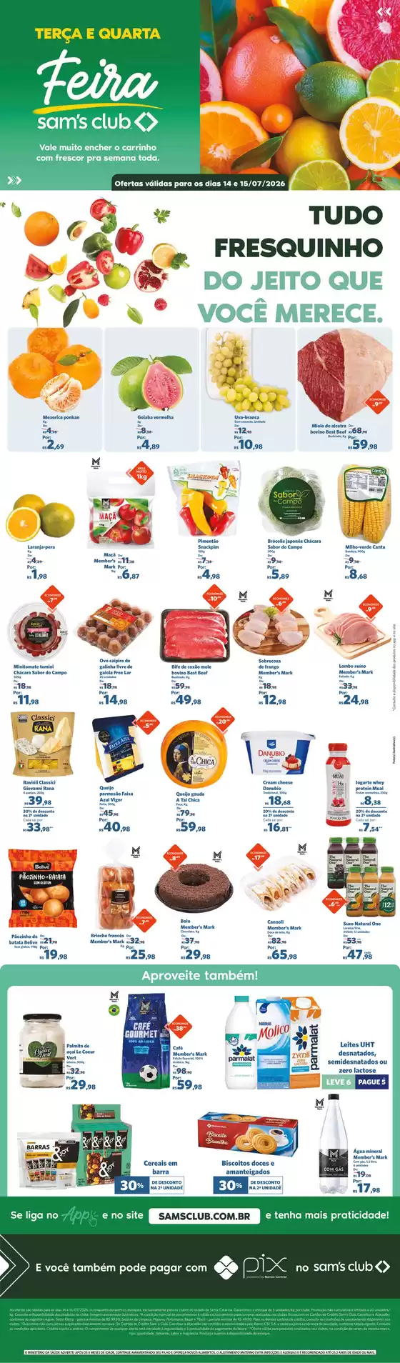 Catálogo Sam's Club | Ofertas exclusivas para nossos clientes | 2026-07-14T00:00:00.000Z - 2026-07-15T00:00:00.000Z