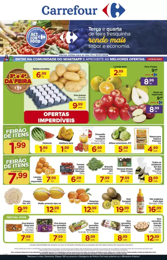 Catálogo Carrefour em Linhares | Economize agora com nossas ofertas | 2026-07-14T00:00:00.000Z - 2026-07-15T00:00:00.000Z