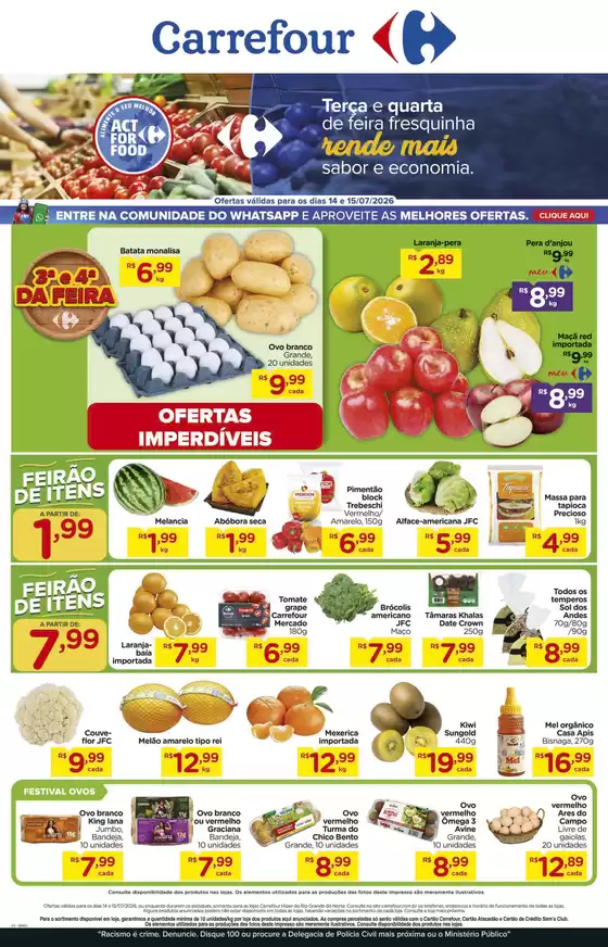 Catálogo Carrefour em Linhares | Melhores ofertas para todos os caçadores de pechinchas | 2026-07-14T00:00:00.000Z - 2026-07-15T00:00:00.000Z