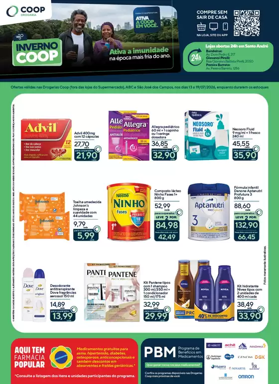 Catálogo Coop em Campo Mourão | Coop Inverno Drogaria 13 a 19.07 EXTERNAS ABCDMR E SJC | 2026-07-13T00:00:00.000Z - 2026-07-19T00:00:00.000Z