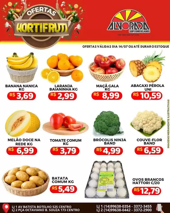 Catálogo Alvorada Supermercados | Promoções especiais em andamento | 2026-07-14T00:00:00.000Z - 2026-07-14T00:00:00.000Z