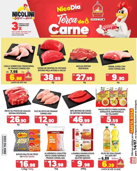 Catálogo Super Nicolini | Pechinchas e ofertas atuais | 2026-07-14T00:00:00.000Z - 2026-07-14T00:00:00.000Z