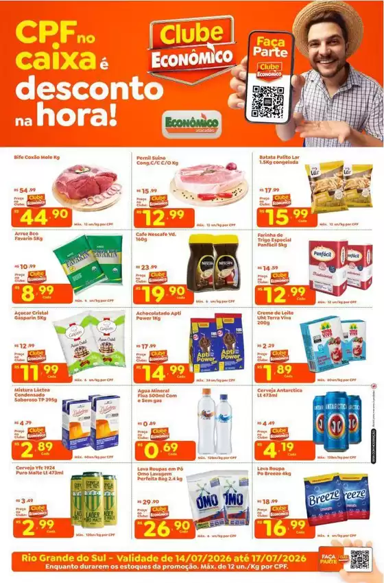 Catálogo Econômico Atacadão em Campo Largo | Tabloide Econômico Atacadão - RS | 2026-07-14T00:00:00.000Z - 2026-07-17T00:00:00.000Z