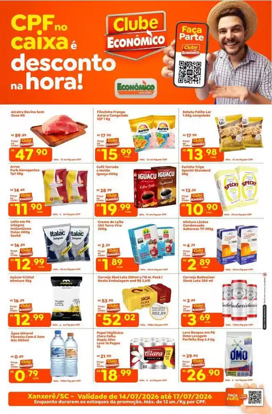 Catálogo Econômico Atacadão em Campo Largo | Tabloide Econômico Atacadão | 2026-07-14T00:00:00.000Z - 2026-07-17T00:00:00.000Z