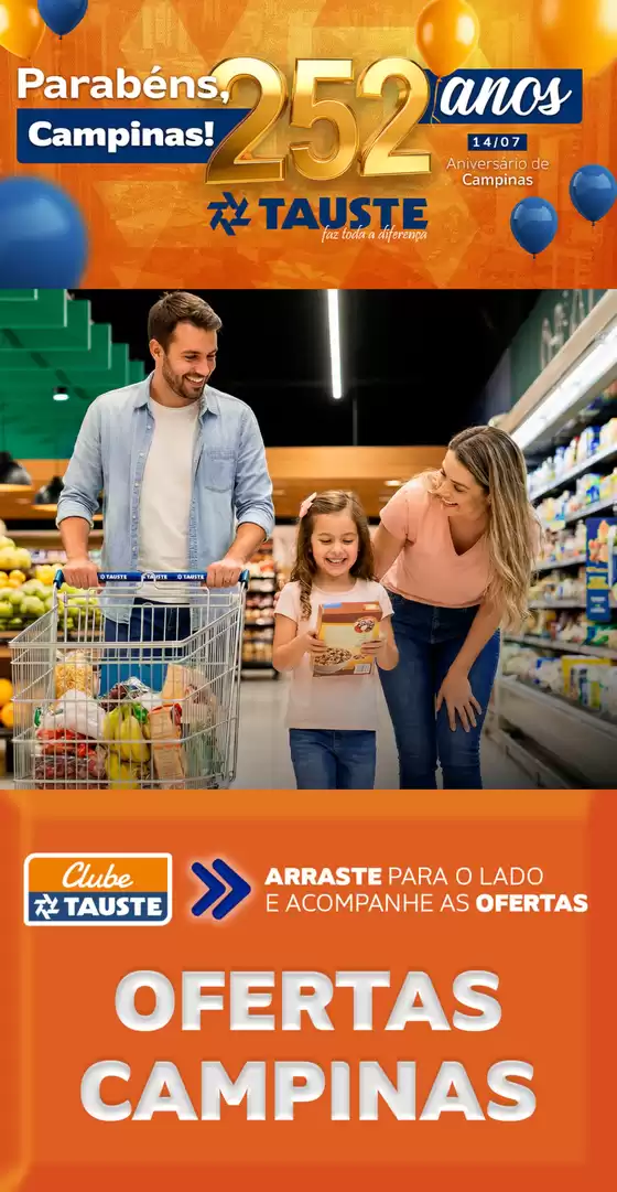 Catálogo Supermercados Tauste | Ofertas Tauste Campinas | 2026-07-14T00:00:00.000Z - 2026-07-14T00:00:00.000Z