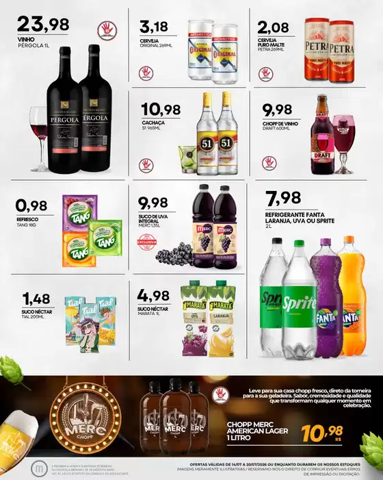 Catálogo Mercadão Atacadista | Ofertas especiais atraentes para todos | 2026-07-14T00:00:00.000Z - 2026-07-20T00:00:00.000Z