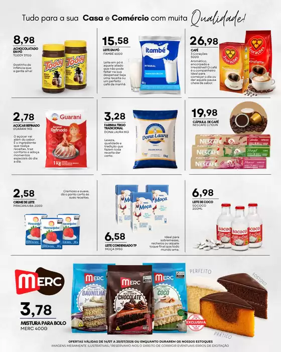 Catálogo Mercadão Atacadista | Ampla seleção de ofertas | 2026-07-14T00:00:00.000Z - 2026-07-20T00:00:00.000Z