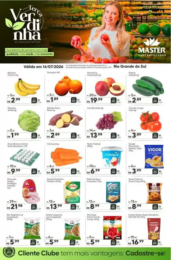 Catálogo Master Supermercados | Terca verdinha | 2026-07-14T00:00:00.000Z - 2026-07-14T00:00:00.000Z