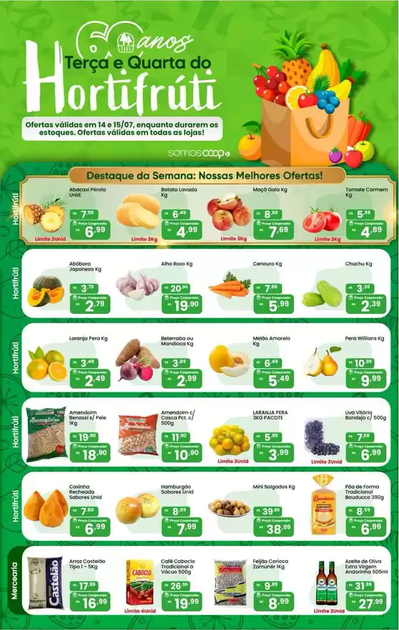 Catálogo Coocerqui | Melhores ofertas e descontos | 2026-07-14T00:00:00.000Z - 2026-07-15T00:00:00.000Z