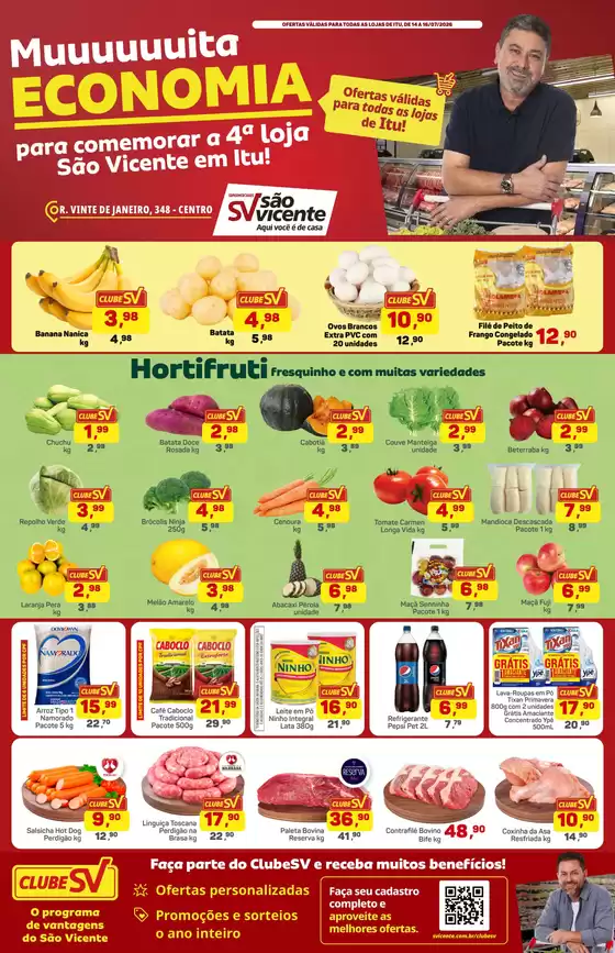 Catálogo Supermercados São Vicente | Melhores ofertas para todos os clientes | 2026-07-14T00:00:00.000Z - 2026-07-16T00:00:00.000Z