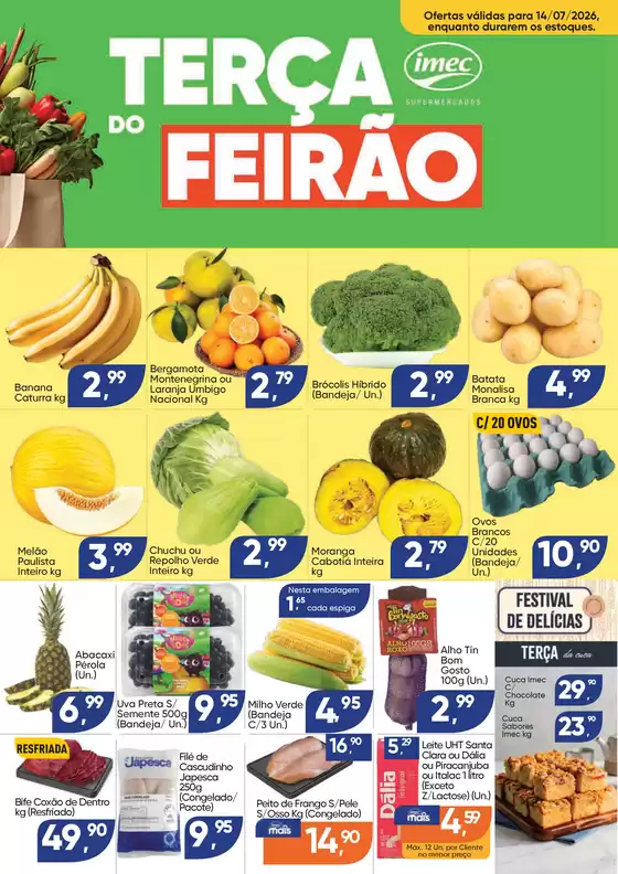 Catálogo Imec Supermercados | BAIXA 16319 IMEC Terca do Feirao 140726 | 2026-07-14T00:00:00.000Z - 2026-07-14T00:00:00.000Z