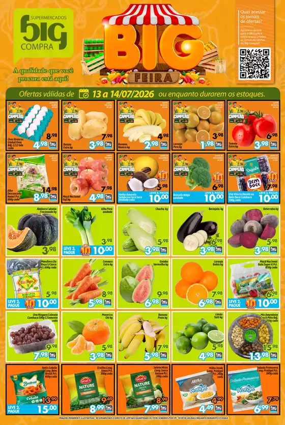 Catálogo Supermercados Big Compra | Pechinchas e ofertas atuais | 2026-07-13T00:00:00.000Z - 2026-07-14T00:00:00.000Z