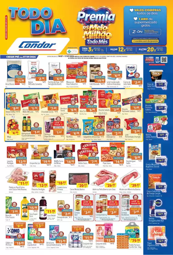 Catálogo Supermercados Condor em Curitiba | Encarte Supermercados Condor | 2026-07-14T00:00:00.000Z - 2026-07-17T00:00:00.000Z