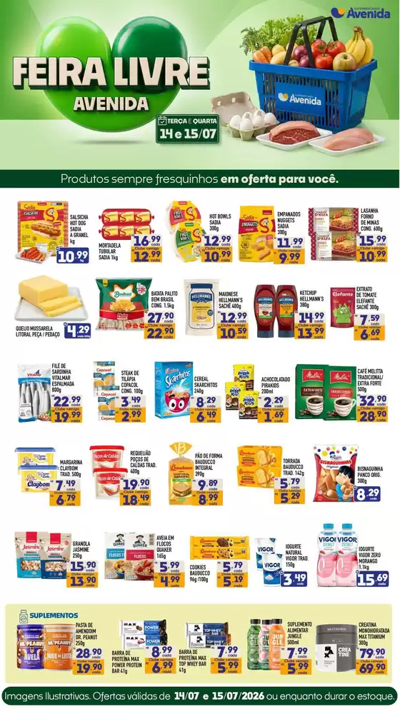 Catálogo Supermercados Avenida | Melhores ofertas para todos os clientes | 2026-07-14T00:00:00.000Z - 2026-07-15T00:00:00.000Z