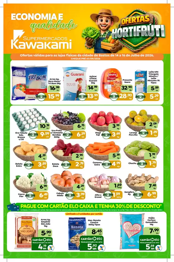 Catálogo Supermercados Kawakami | Ofertas - Bastos | 2026-07-14T00:00:00.000Z - 2026-07-16T00:00:00.000Z