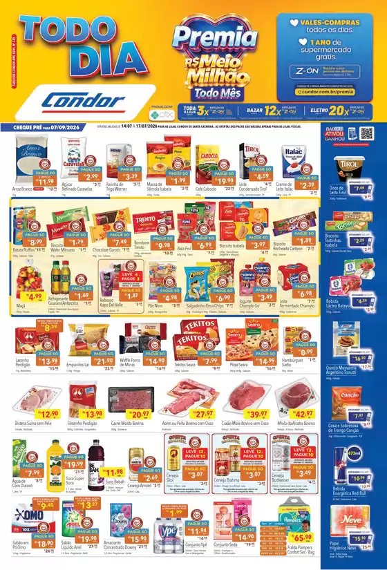 Catálogo Supermercados Condor | Novas ofertas para descobrir | 2026-07-14T00:00:00.000Z - 2026-09-07T00:00:00.000Z