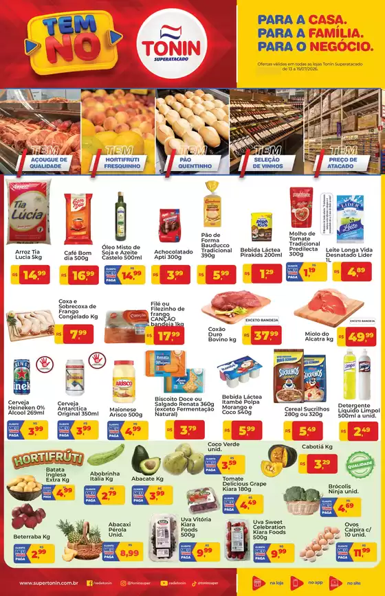 Catálogo Tonin Superatacado | ARARAS E SC383O CARLOS | 2026-07-14T00:00:00.000Z - 2026-07-17T00:00:00.000Z
