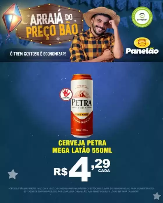 Catálogo Panelão Supermercados | ARRAIÁ DE OFERTAS | 2026-07-14T00:00:00.000Z - 2026-07-15T00:00:00.000Z