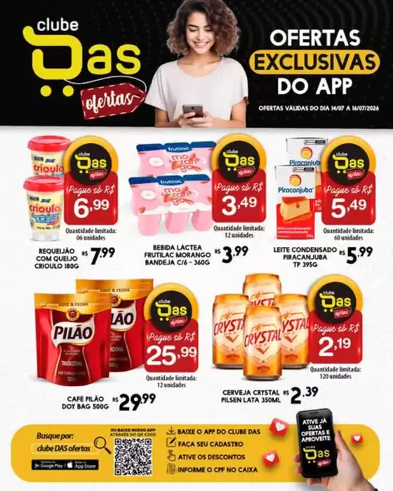 Catálogo Rede DAS | Exclusivas do App | 2026-07-14T00:00:00.000Z - 2026-07-16T00:00:00.000Z