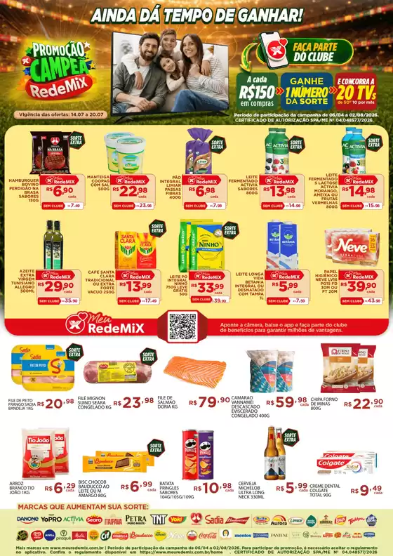 Catálogo Rede Mix | Ofertas | 2026-07-14T00:00:00.000Z - 2026-07-20T00:00:00.000Z