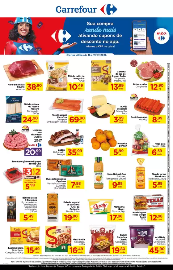Catálogo Carrefour | SUA COMPRA RENDE MAIS | 2026-07-16T00:00:00.000Z - 2026-07-19T00:00:00.000Z