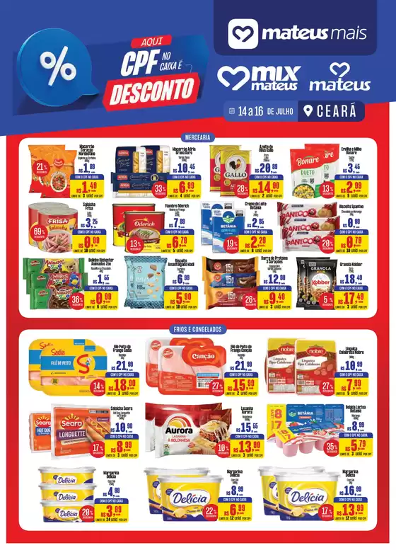 Catálogo Supermercados Mateus | App Mateus Mais | 2026-07-13T00:00:00.000Z - 2026-07-16T00:00:00.000Z