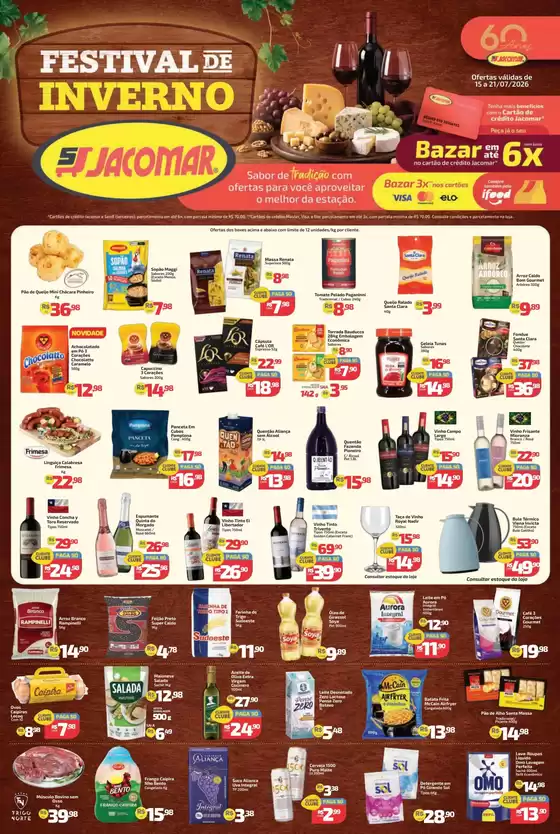 Catálogo Supermercado Jacomar | Festival de Inverno | 2026-07-15T00:00:00.000Z - 2026-07-21T00:00:00.000Z