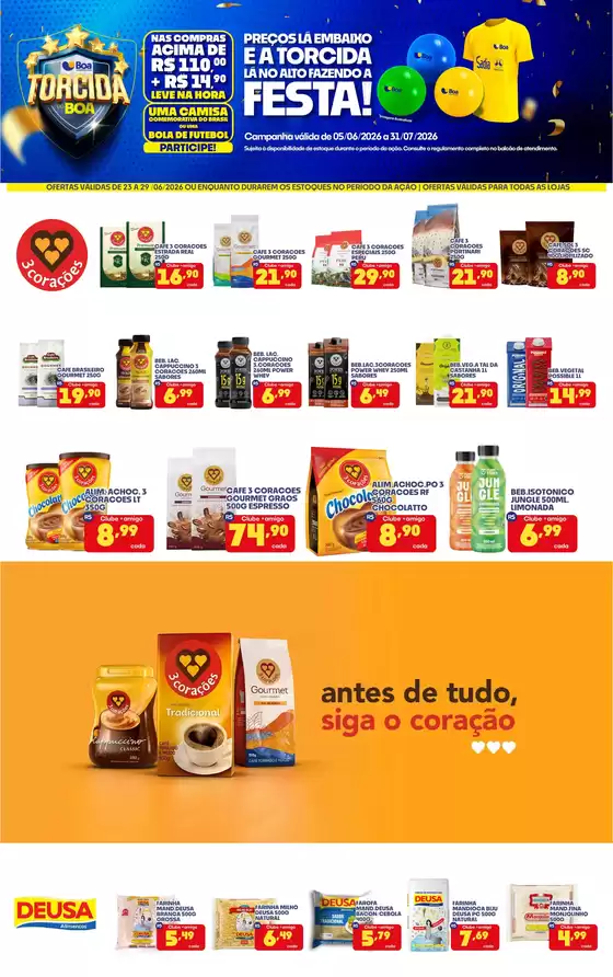 Catálogo Boa Supermercados | Precos la Embaixo e a Torcida la no alto Fazendo a Festa ! | 2026-07-15T00:00:00.000Z - 2026-07-31T00:00:00.000Z