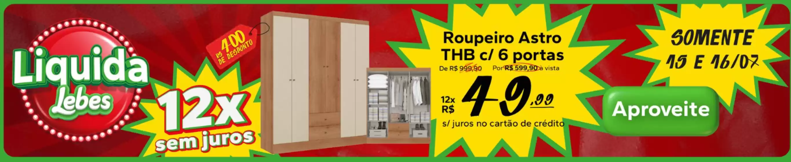 Catálogo Lojas Lebes | Liquida Lebes | 2026-07-15T00:00:00.000Z - 2026-07-16T00:00:00.000Z
