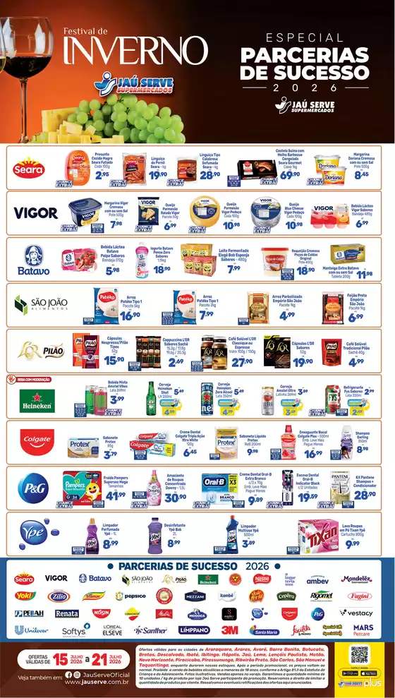 Catálogo Supermercados Jaù Serve | Successful Partnerships | 2026-07-15T00:00:00.000Z - 2026-07-21T00:00:00.000Z