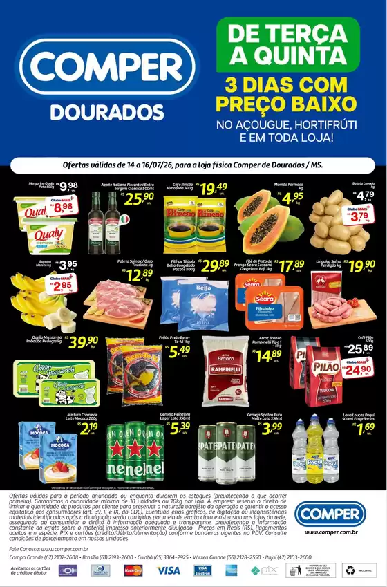 Catálogo Comper | Ofertas Dourados | 2026-07-14T00:00:00.000Z - 2026-07-16T00:00:00.000Z