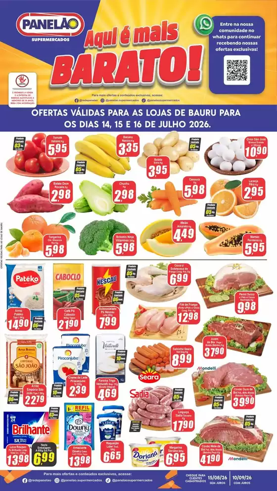 Catálogo Panelão | Ofertas para caçadores de pechinchas | 2026-07-14T00:00:00.000Z - 2026-07-16T00:00:00.000Z
