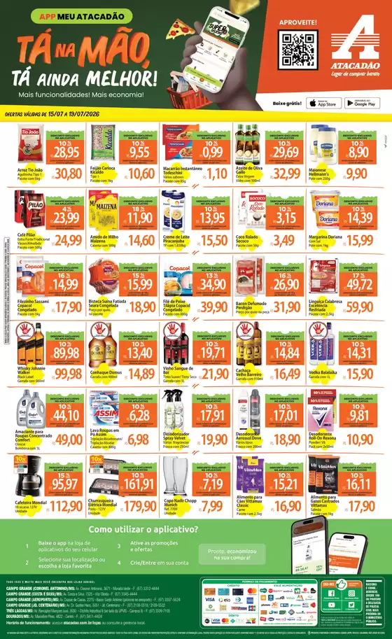 Catálogo Atacadão | Atacadão - App Meu Atacadão | 2026-07-15T00:00:00.000Z - 2026-07-19T00:00:00.000Z