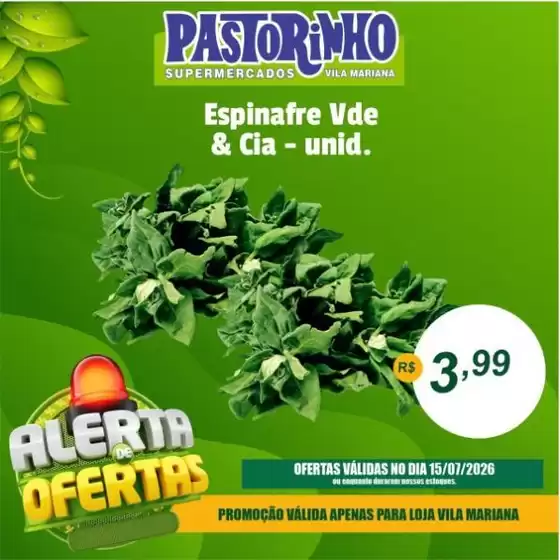 Catálogo Supermercado Pastorinho | Ofertas especiais atraentes para todos | 2026-07-15T00:00:00.000Z - 2026-07-15T00:00:00.000Z