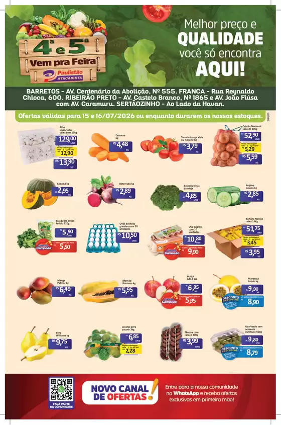 Catálogo Paulistão Atacadista | Encarte Paulistão Atacadista | 2026-07-15T00:00:00.000Z - 2026-07-16T00:00:00.000Z