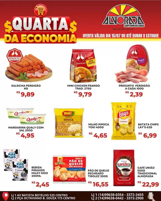 Catálogo Alvorada Supermercados | Descontos e promoções | 2026-07-15T00:00:00.000Z - 2026-07-15T00:00:00.000Z