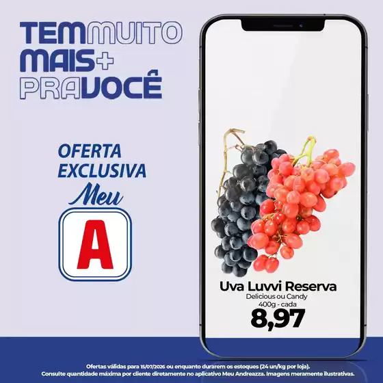 Catálogo Supermercados Andreazza | Melhores ofertas para compradores econômicos | 2026-07-15T00:00:00.000Z - 2026-07-15T00:00:00.000Z
