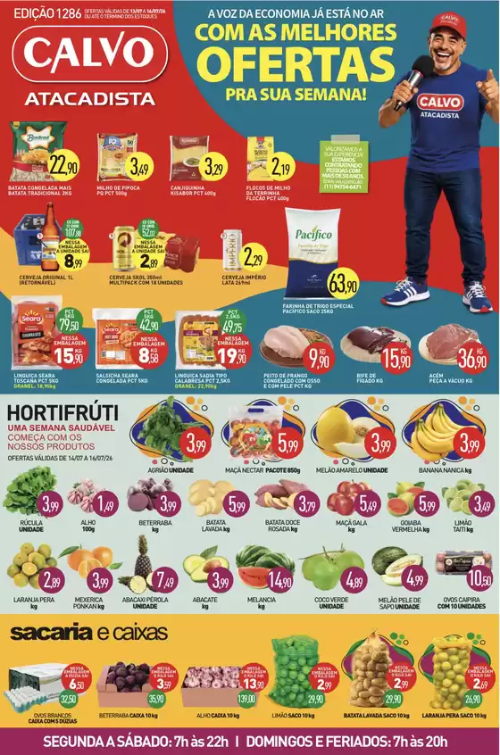 Catálogo Calvo Atacadista | Ofertas para caçadores de pechinchas | 2026-07-13T00:00:00.000Z - 2026-07-26T00:00:00.000Z