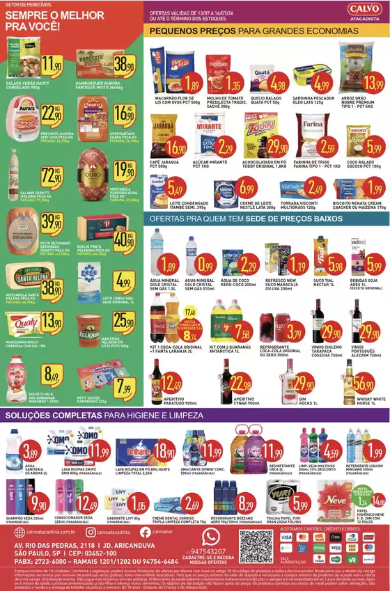 Catálogo Calvo Atacadista | Melhores ofertas para todos os clientes | 2026-07-13T00:00:00.000Z - 2026-07-16T00:00:00.000Z