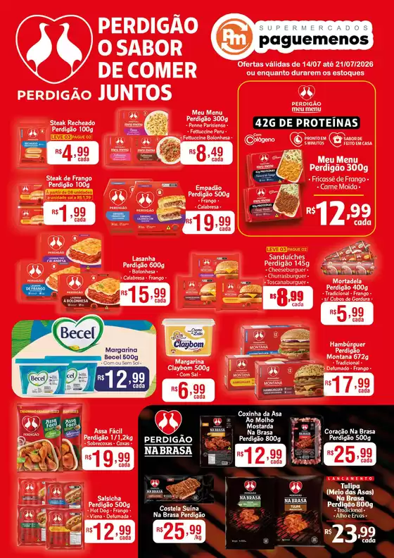 Catálogo Supermercados Pague Menos | Tabloide 14 a 21.07 | 2026-07-14T00:00:00.000Z - 2026-07-21T00:00:00.000Z
