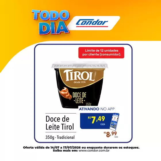 Catálogo Supermercados Condor | Descubra ofertas atraentes | 2026-07-14T00:00:00.000Z - 2026-07-17T00:00:00.000Z