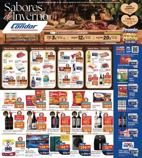Catálogo Supermercados Condor | Ofertas especiais para você | 2026-07-14T00:00:00.000Z - 2026-07-27T00:00:00.000Z