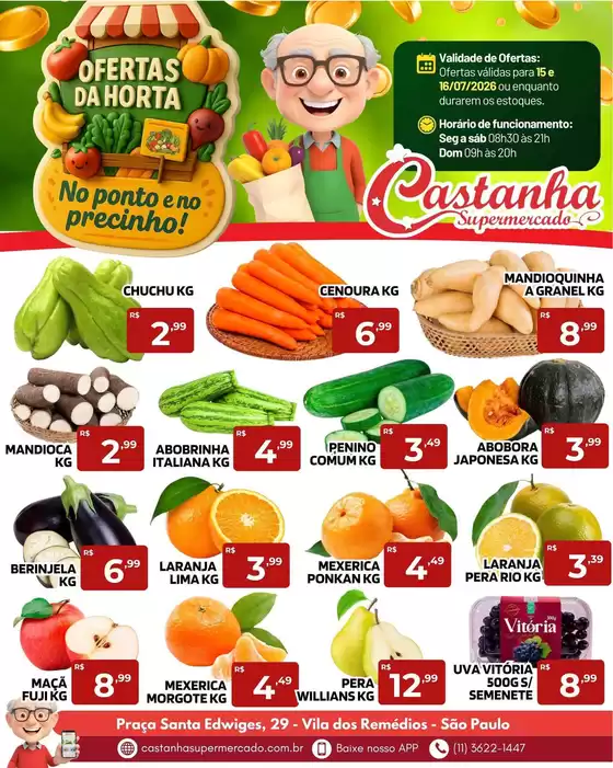 Catálogo Supermercado Castanha | Encarte Supermercado Castanha | 2026-07-15T00:00:00.000Z - 2026-07-16T00:00:00.000Z