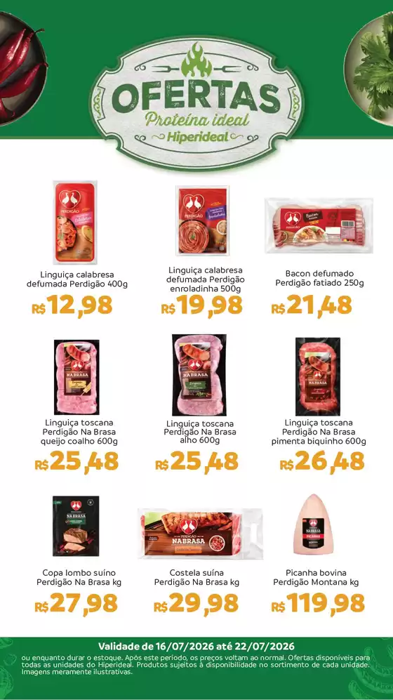 Catálogo Hiperideal Supermercados | Ótima oferta para todos os clientes | 2026-07-16T00:00:00.000Z - 2026-07-22T00:00:00.000Z