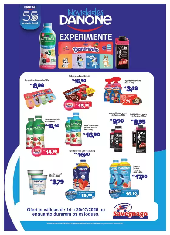 Catálogo Supermercado Savegnago | Ótima oferta para caçadores de pechinchas | 2026-07-14T00:00:00.000Z - 2026-07-20T00:00:00.000Z