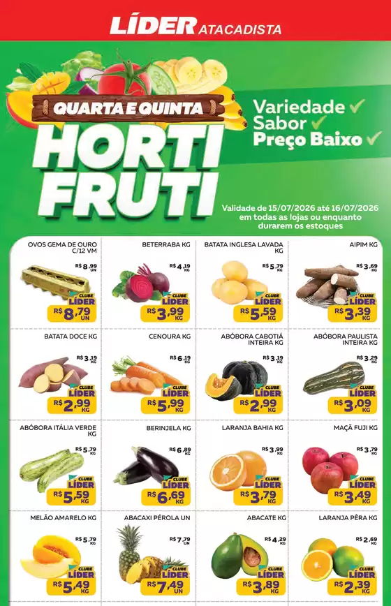 Catálogo Líder Atacadista | Encartequartaequintadohortfruti | 2026-07-15T00:00:00.000Z - 2026-07-16T00:00:00.000Z